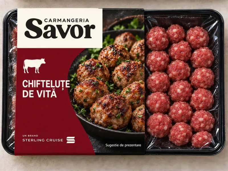 Chifteluțe de vită în ambalaj Savor